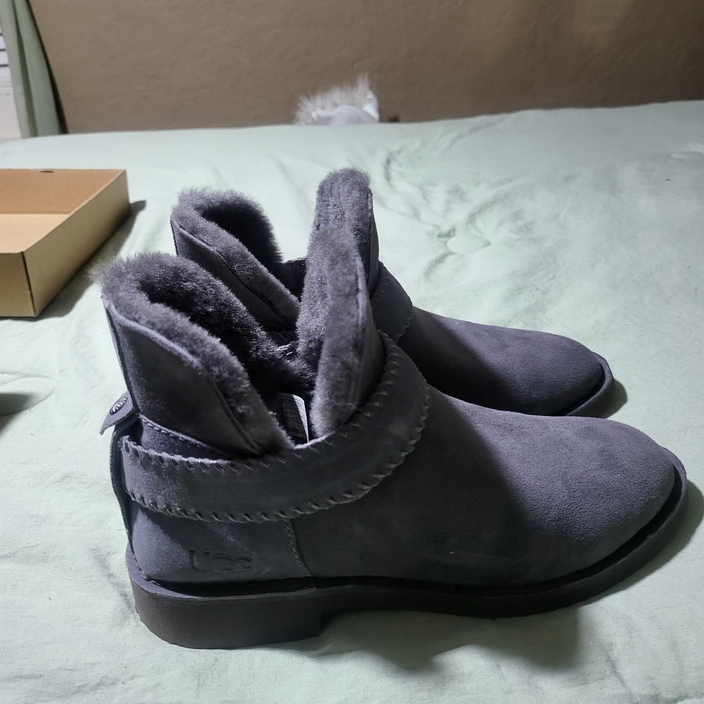 UGG Women's Charcoal Ankle Booties